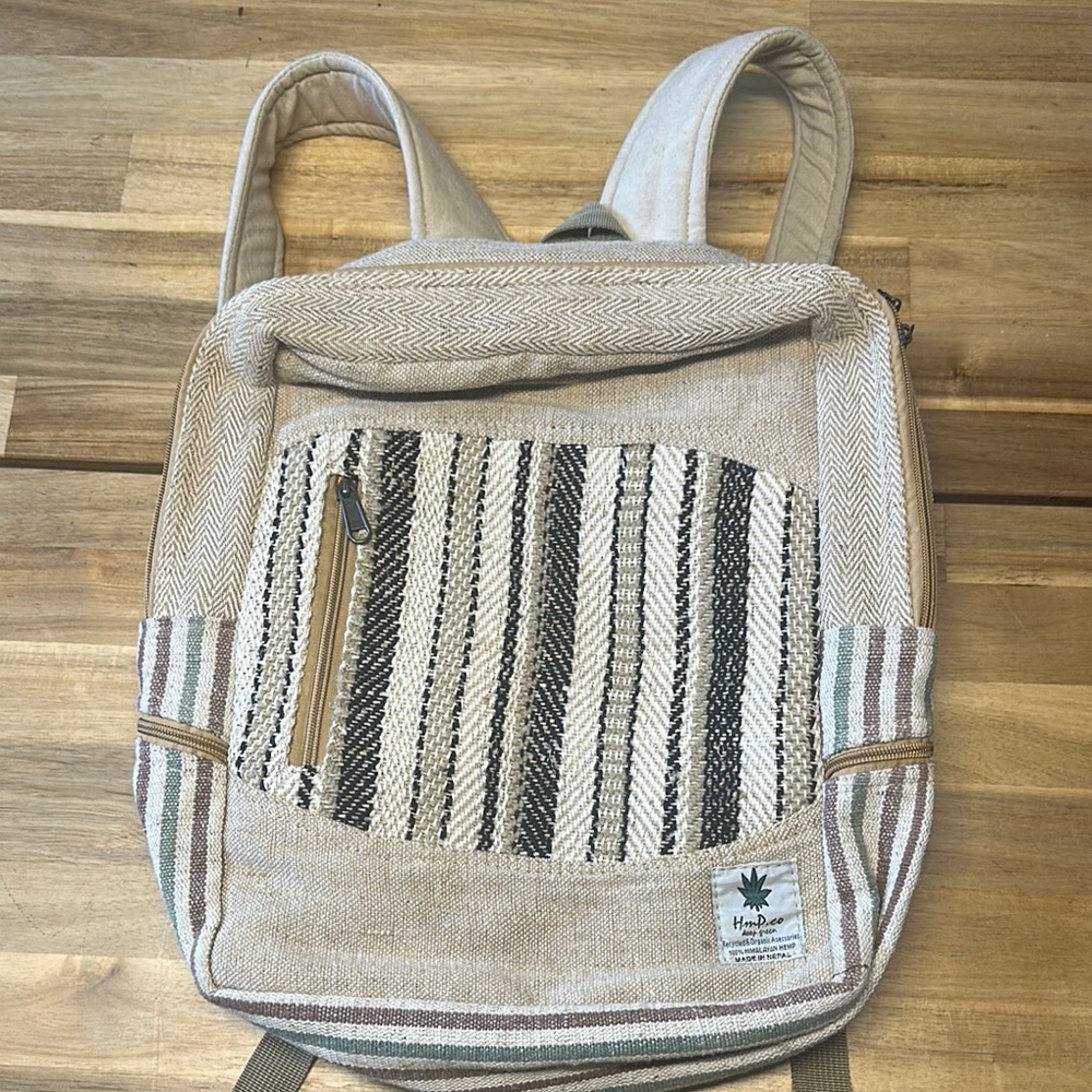 Hemp Co. 100% Himalayan Hemp Backpack View 2